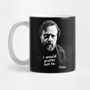 Slavoj Žižek /  Retro Styled Fan Design Mug